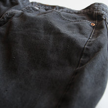 Load image into Gallery viewer, 1990's "LEVI'S" 505 CUTOFF BLACK DENIM (W34)