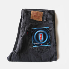 Load image into Gallery viewer, N.O.S 1990's "LEVI'S" 550 BLACK DENIM PANTS (W34) MADE IN USA