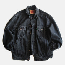 Load image into Gallery viewer, "LEVI'S" 70507 BLACK DENIM TRACKER (UNISEX)
