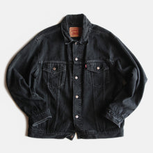 Load image into Gallery viewer, "LEVI'S" 70507 BLACK DENIM TRACKER (UNISEX)