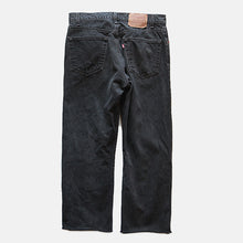 Load image into Gallery viewer, 1990's "LEVI'S" 505 CUTOFF BLACK DENIM (W34)