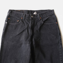 Load image into Gallery viewer, N.O.S 1990's "LEVI'S" 550 BLACK DENIM PANTS (W34) MADE IN USA