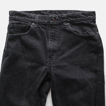 Load image into Gallery viewer, 1990's "LEVIS" 512 SLIM TAPARED BLACK DENIM (W33 L32) MADE IN USA