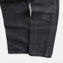 Load image into Gallery viewer, 1990's "LEVI'S" 550 BLACK DENIM PANTS (W33) MADE IN USA