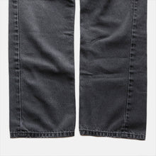 Load image into Gallery viewer, OLD "LEVI'S" 501 BLACK DENIM PANTS (W35 L32)