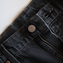 Load image into Gallery viewer, 1990's "LEVI'S" 505 CUTOFF BLACK DENIM (W34)
