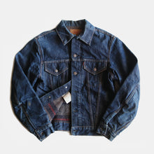 Load image into Gallery viewer, 1960's "LEVI'S" 70505 BIG-E DENIM JACKET WITH TROY BLANKET (38 MEDIUM)