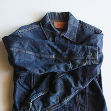Load image into Gallery viewer, 1960's "LEVI'S" 70505 BIG-E DENIM JACKET WITH TROY BLANKET (38 MEDIUM)