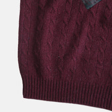 Load image into Gallery viewer, 1990's "RALPH LAUREN" V NECK WOOL SWEATER (LARGE)