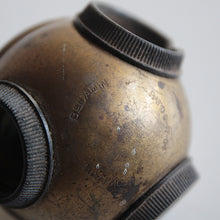 Load image into Gallery viewer, VINTAGE "BENJAMIN" BRASS THREE SOCKET
