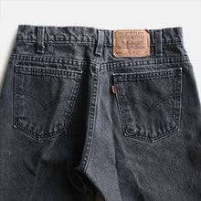 Load image into Gallery viewer, 1990's "LEVI'S" 505 BLACK DENIM PANTS (W30)