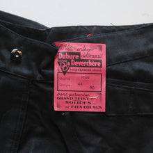 Load image into Gallery viewer, N.O.S ~1940's FRENCH WORK BLACK MOLESKIN TROUSER W34 (AS IS)