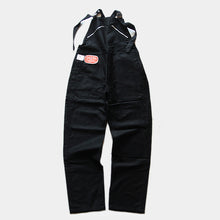 Load image into Gallery viewer, MADE IN FRANCE N.O.S 1960's "ADOLPHE LAFONT" BLACK MOLESKIN OVERALL (W38)