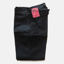 Load image into Gallery viewer, N.O.S ~1940's FRENCH WORK BLACK MOLESKIN TROUSER W34 (AS IS)