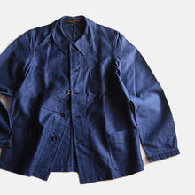 Load image into Gallery viewer, N.O.S ~1930's FRENCH WORK MOLESKIN JACKET WITH SMALL V-POCKET (LARGE)