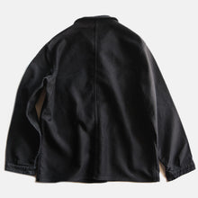 Load image into Gallery viewer, 1940's "Adlphe Lafont" Black Moleskin Work Jacket (Large)