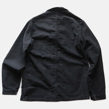 Load image into Gallery viewer, 1960's "ADOLPHE LAFONT" BLACK MOLESKIN WORK JACKET (MEDIUM) MINT CONDITION