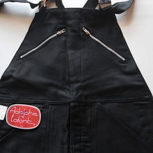 Load image into Gallery viewer, MADE IN FRANCE N.O.S 1960's "ADOLPHE LAFONT" BLACK MOLESKIN OVERALL (W38)