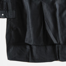 Load image into Gallery viewer, N.O.S 1930's~ FRENCH WORK BLACK MOLESKIN SHIRT (LARGE)