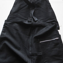 Load image into Gallery viewer, MADE IN FRANCE N.O.S 1960's "ADOLPHE LAFONT" BLACK MOLESKIN OVERALL (W38)