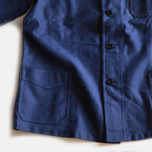 Load image into Gallery viewer, N.O.S ~1930's FRENCH WORK MOLESKIN JACKET WITH SMALL V-POCKET (LARGE)