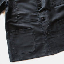 Load image into Gallery viewer, N.O.S 1950's FRENCH WORK BLACK MOLESKIN JACKET (52 LARGE)