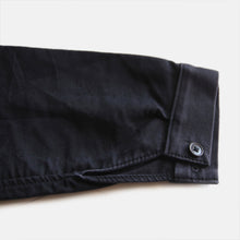 Load image into Gallery viewer, One Wash 1950's French Work Black Moleskin Jacket (Large 50-52)