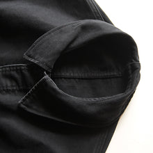 Load image into Gallery viewer, 1960's "ADOLPHE LAFONT" BLACK MOLESKIN WORK JACKET (MEDIUM) MINT CONDITION