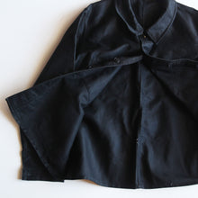 Load image into Gallery viewer, 1950's FRENCH WORK BLACK MOLESKIN JACKET (LARGE) MINT CONDITION