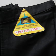 Load image into Gallery viewer, N.O.S 1950's "LE MONT SAINT MICHEL" BLACK MOLESKIN TROUSER (W36 L30)