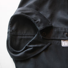 Load image into Gallery viewer, N.O.S 1950's FRENCH WORK BLACK MOLESKIN JACKET (52 LARGE)