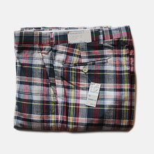 Load image into Gallery viewer, MADE IN U.S.A N.O.S 1980's~ "BROOKS BROTHERS" MADRASS COTTON SLACKS (W34)