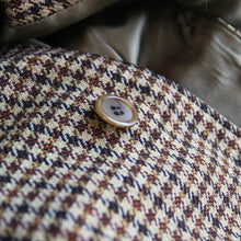 画像をギャラリービューアに読み込む, 〜1940’s "BROOKS BROTHERS" HOUNDSTOOTH WOOL COAT