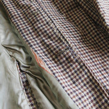 画像をギャラリービューアに読み込む, 〜1940’s "BROOKS BROTHERS" HOUNDSTOOTH WOOL COAT