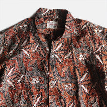 Load image into Gallery viewer, 1960's S/S BATIK COTTON BOX SHIRT (MEDIUM)
