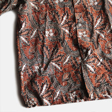 Load image into Gallery viewer, 1960's S/S BATIK COTTON BOX SHIRT (MEDIUM)