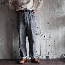 画像をギャラリービューアに読み込む, 【MIDNORTH TAILORS】BRITISH WIDE LEG (W30.W32.W34) MADE BY BURMA-SHAVE