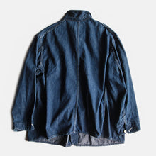 Load image into Gallery viewer, 1940's "FULL CAP" DENIM WORK CHORE JACKET (44 LARGE)