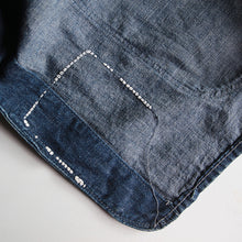 Load image into Gallery viewer, 1940's "FULL CAP" DENIM WORK CHORE JACKET (44 LARGE)