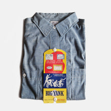 Load image into Gallery viewer, N.O.S 1950's "BIG YANK" BLUE CHAMBRAY SHIRT (15 HALF)
