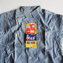 Load image into Gallery viewer, N.O.S 1950's "BIG YANK" BLUE CHAMBRAY SHIRT (15 HALF)