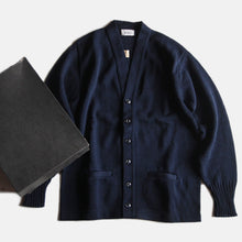 画像をギャラリービューアに読み込む, N.O.S 1950's WOOL CARDIGAN WITH BOX (LARGE)