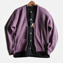 画像をギャラリービューアに読み込む, VINTAGE "PURITAN" WOOL CARDIGAN (LARGE)