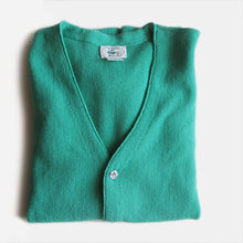 画像をギャラリービューアに読み込む, N.O.S 1980's "LACOSTE" PASTEL COLOR WOOL CARDIGAN (LARGE)
