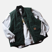 画像をギャラリービューアに読み込む, 1990's "CARHARTT" DUCK VEST (X-LARGE REG)