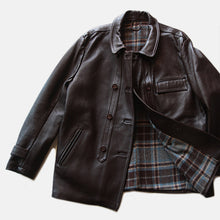 Load image into Gallery viewer, 1960's FRENCH "CORBUSIER LEATHER JACKET (MEDIUM) MINT CONDITION