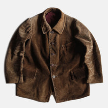 Load image into Gallery viewer, MADE IN FRANCE 1930's CORDUROY HUNTING JACKET (LARGE)