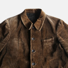 Load image into Gallery viewer, 1930's FRENCH WORK CORDUROY JACKET (MEDIUM)