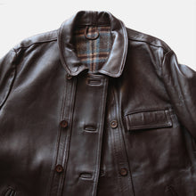 Load image into Gallery viewer, 1960's FRENCH "CORBUSIER LEATHER JACKET (MEDIUM) MINT CONDITION
