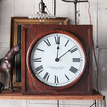 Load image into Gallery viewer, "THE STANDARD ELECTRIC TIME CO." WALL CLOCK